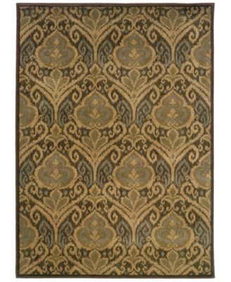 Oriental Weavers - Casablanca 4464A Green/Ivory 6'7" x 9'6" Area Rug