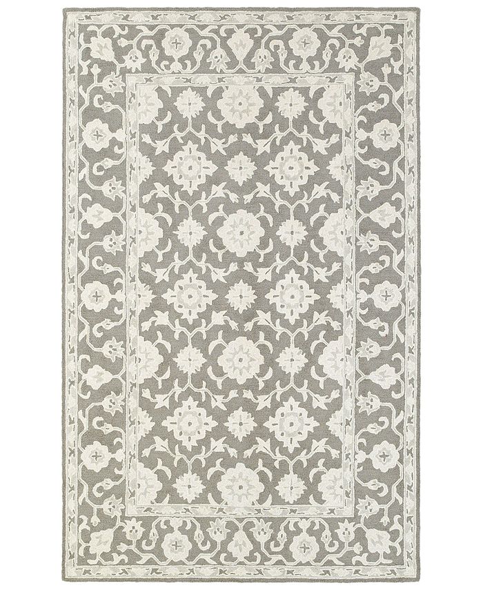 Oriental Weavers - Manor 81204 Gray/Stone 8' x 10' Area Rug
