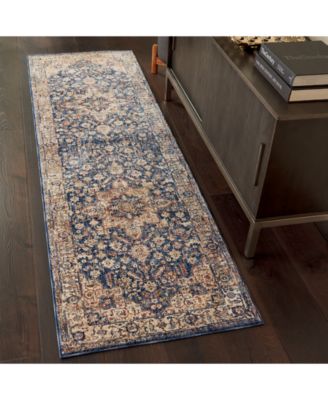 Taza Heriz 2' 3" x 7' 6" Runner Rug