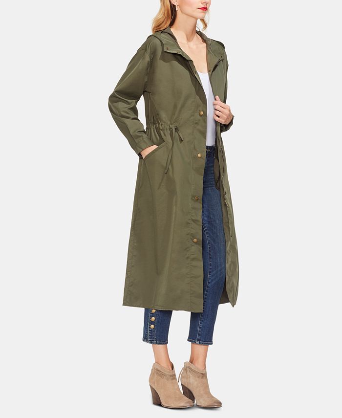 Vince camuto 2024 hooded trench coat