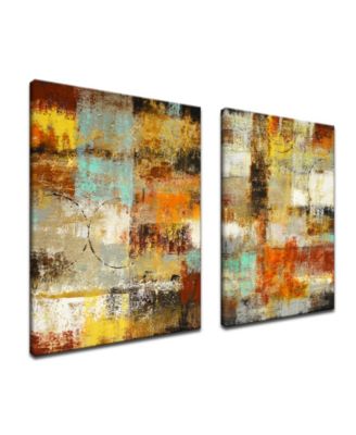 'Realization' 2 Piece  Canvas Wall Art Set, 30x20"