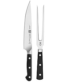Pro 2pc Carving Knife & Fork Set