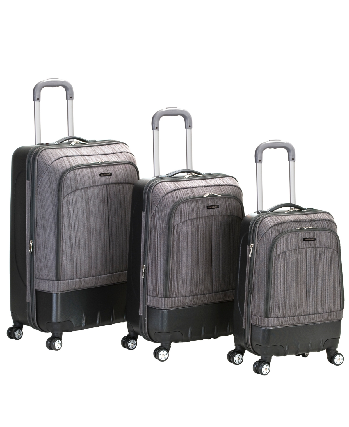 Milan 3-Pc. Hardside Luggage Set - Brown