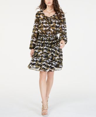 michael kors camo dress