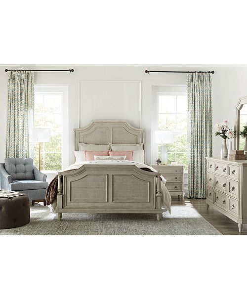 Chelsea Court Bedroom Furniture 3 Pc Set Queen Bed Nightstand Dresser Created For Macy S