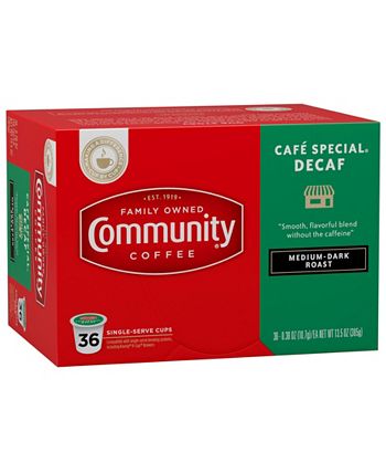 Community Coffee - CS-4: 36 CT SS CUPS CAF&Eacute; DCF