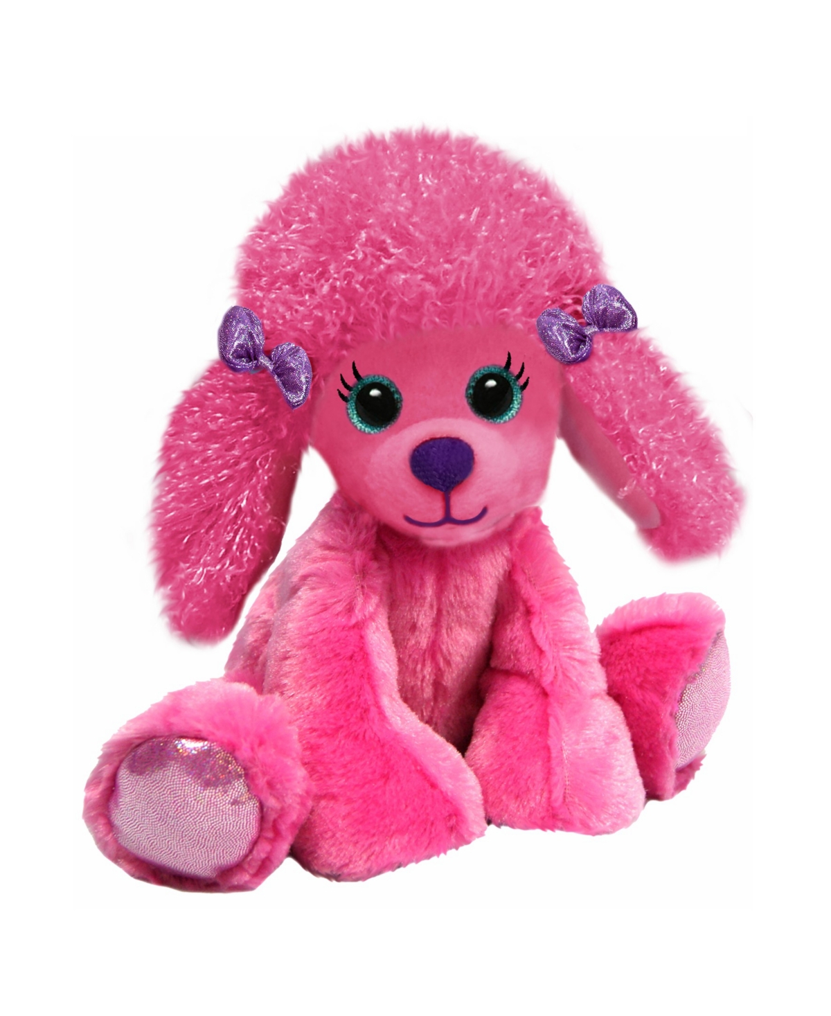 First & Main Babies' - 7 Inch Gal Pals Plush, Polly Poodle In Dusty Rose