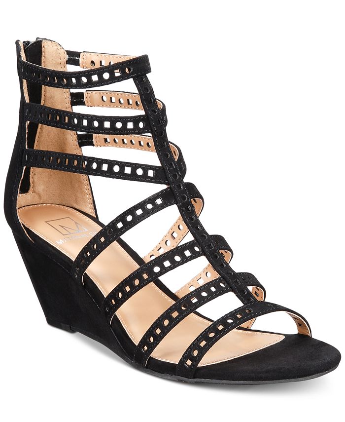 Material Girl Harriette Wedge Sandals, Created for Macy's & Reviews ...