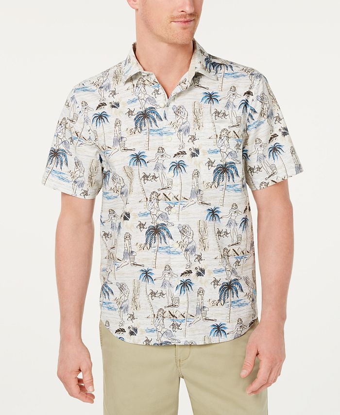 Tommy Bahama Men's Woven Hawaiian Shirt - Macy's