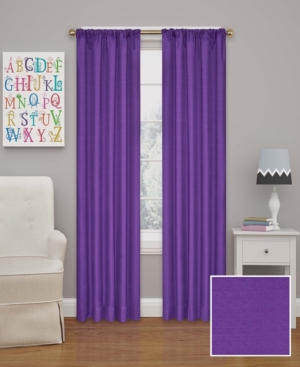 Eclipse Kendall Blackout Panel, 42" X 84" In Purple
