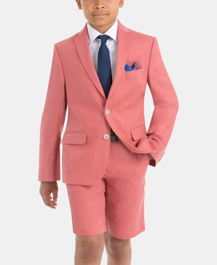 Lauren Ralph Lauren Little & Big Boys Classic Linen Suit Jacket & Shorts  Separates & Reviews - Sets & Outfits - Kids - Macy's