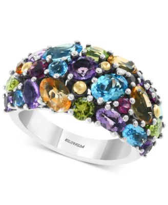 EFFY Collection - Multi-Gemstone Ring (6-3/4 ct. t.w.) in Sterling Silver & 18k Gold