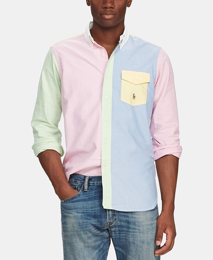 Polo Ralph Lauren Men's Classic Fit Oxford Fun Shirt & Reviews - Casual  Button-Down Shirts - Men - Macy's