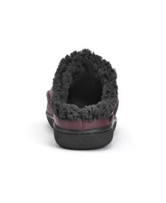 Men's Faux Leather Clog Slippers