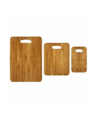 3-Piece Bamboo Cutting Board Set