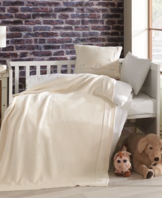 Nipperland Venice Natural Cotton Crib Bedding Set 5 Piece