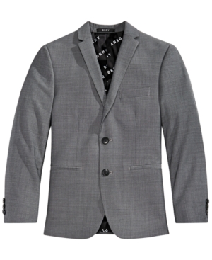 Dkny Big Boys Grey Suit Jacket