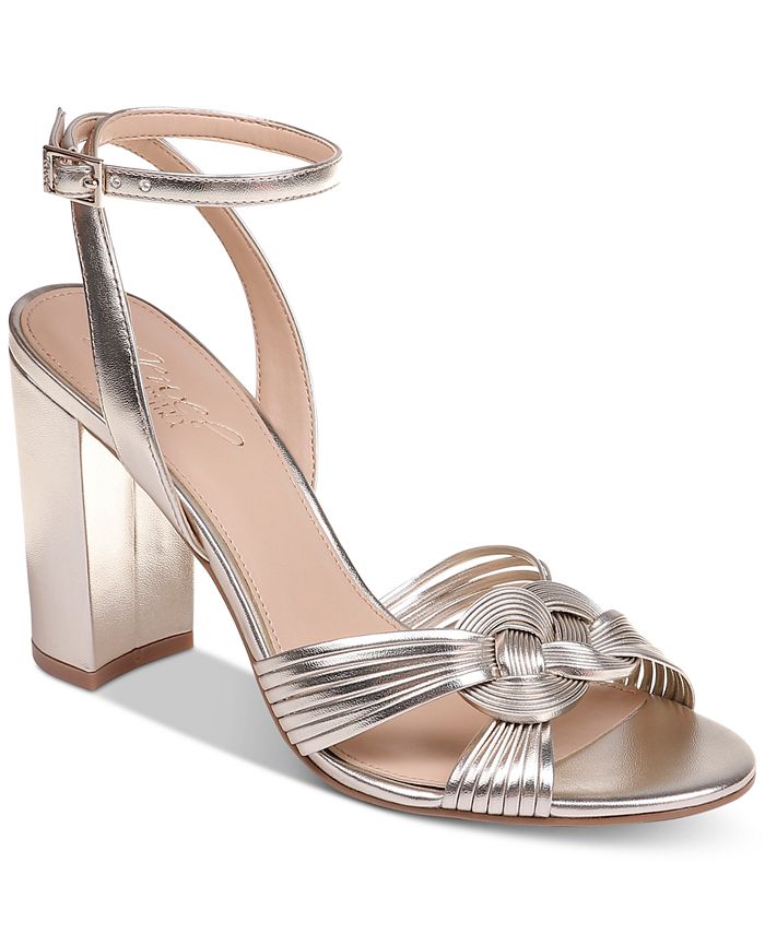 Jewel by badgley mischka krystal shop evening sandals