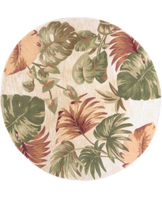 Kas Sparta Palm Leaves 3148 Beige Area Rug In 3148 Beige