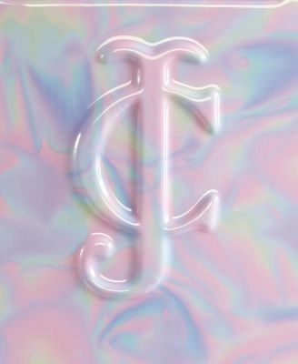 juicy couture holographic luggage