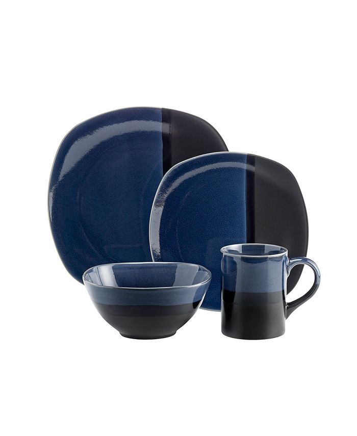 Over and Back Montego 16Pc Dinnerware Set Macy's