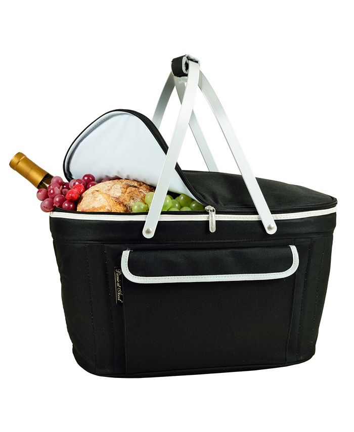 Picnic At Ascot Market Basket Picnic Cooler, Collapsible Sturdy Aluminum Frame Macy's