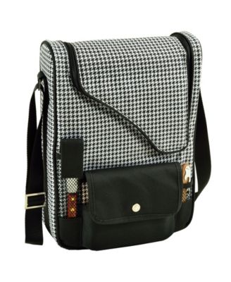 Bordeaux Insulated Wine and Cheese Tote - Glass Wine Glasses