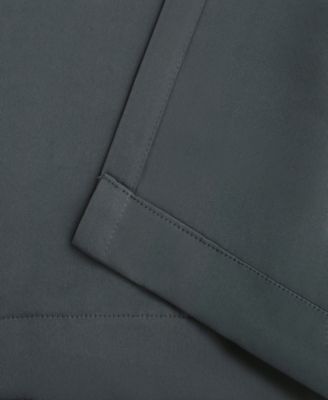 Solid Classic Modern Wrinkle Resistant Room Darkening 2-Piece Curtain Set with Grommet Header Top, 52" X 108"