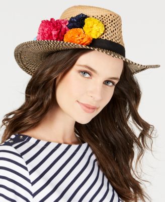 betsey johnson pom pom hat