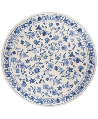 Kas - Colonial Floral 7'6" Round Area Rug