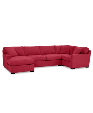 FURNITURE RADLEY 4-PC. FABRIC CHAISE SECTIONAL SOFA WITH CORNER PIECE, CREATED FOR MACY'S