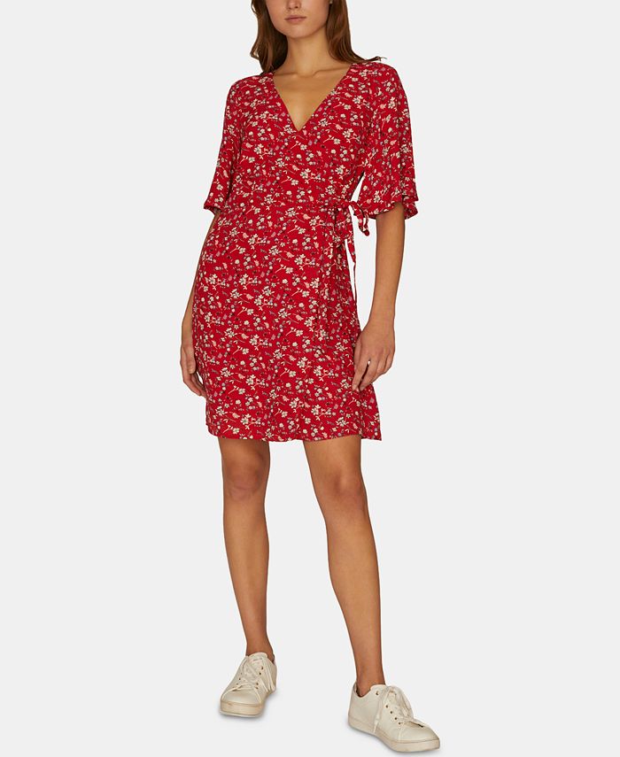Sanctuary Girl On Fire Floral Print Wrap Dress Macy s