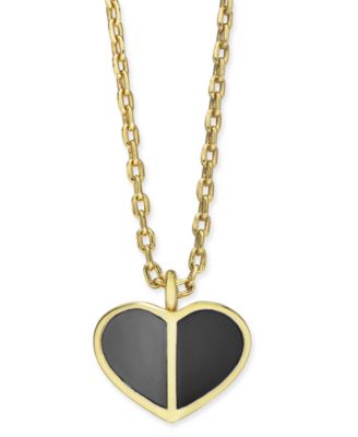 kate spade enamel heart necklace