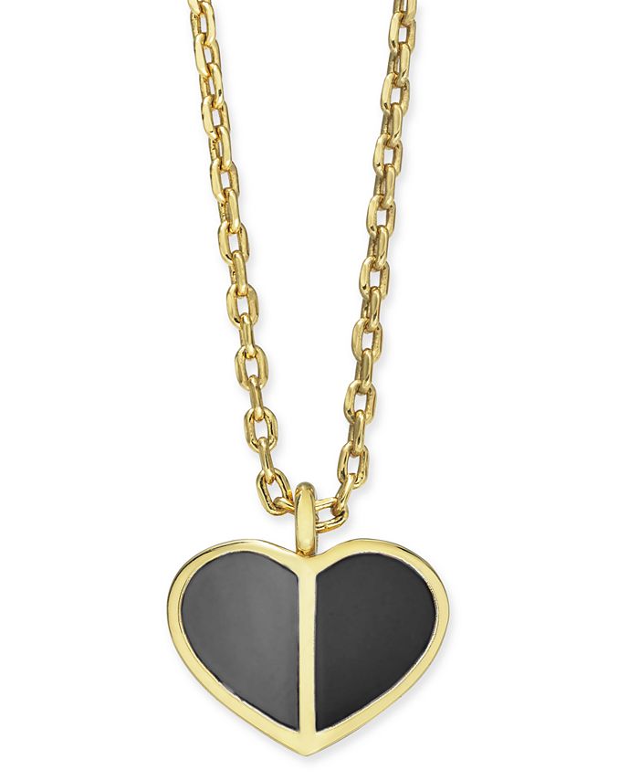 Kate spade enamel heart necklace
