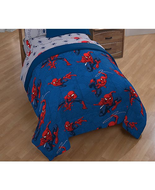 Marvel Mavel Spiderman Spidey Crawl Full Comforter Reviews