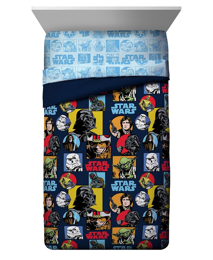 Star Wars Galactic Grid Twin Comforter - Macy's
