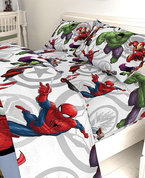 Avengers Marvel Marvel Team Twin 4Pc. Bed in a Bag & Reviews Bed in