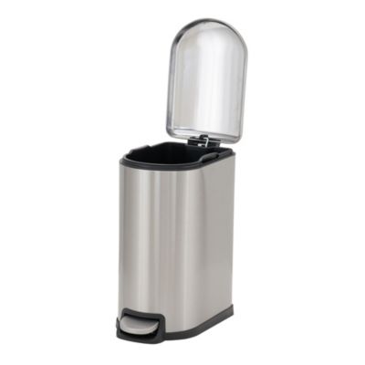 Stainless Steel 10L Tuscany Narrow Trash Bin 