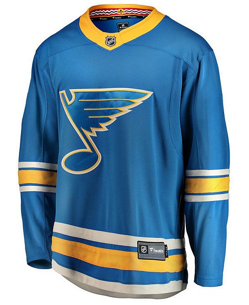 Authentic Nhl Apparel Men S St Louis Blues Breakaway Jersey