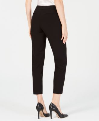 anne klein black stretch pants