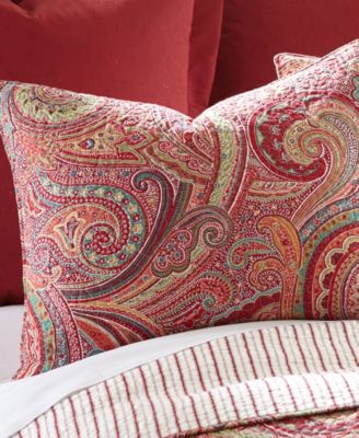 Spruce Paisley Reversible 3-Pc. Quilt Set, Full/Queen