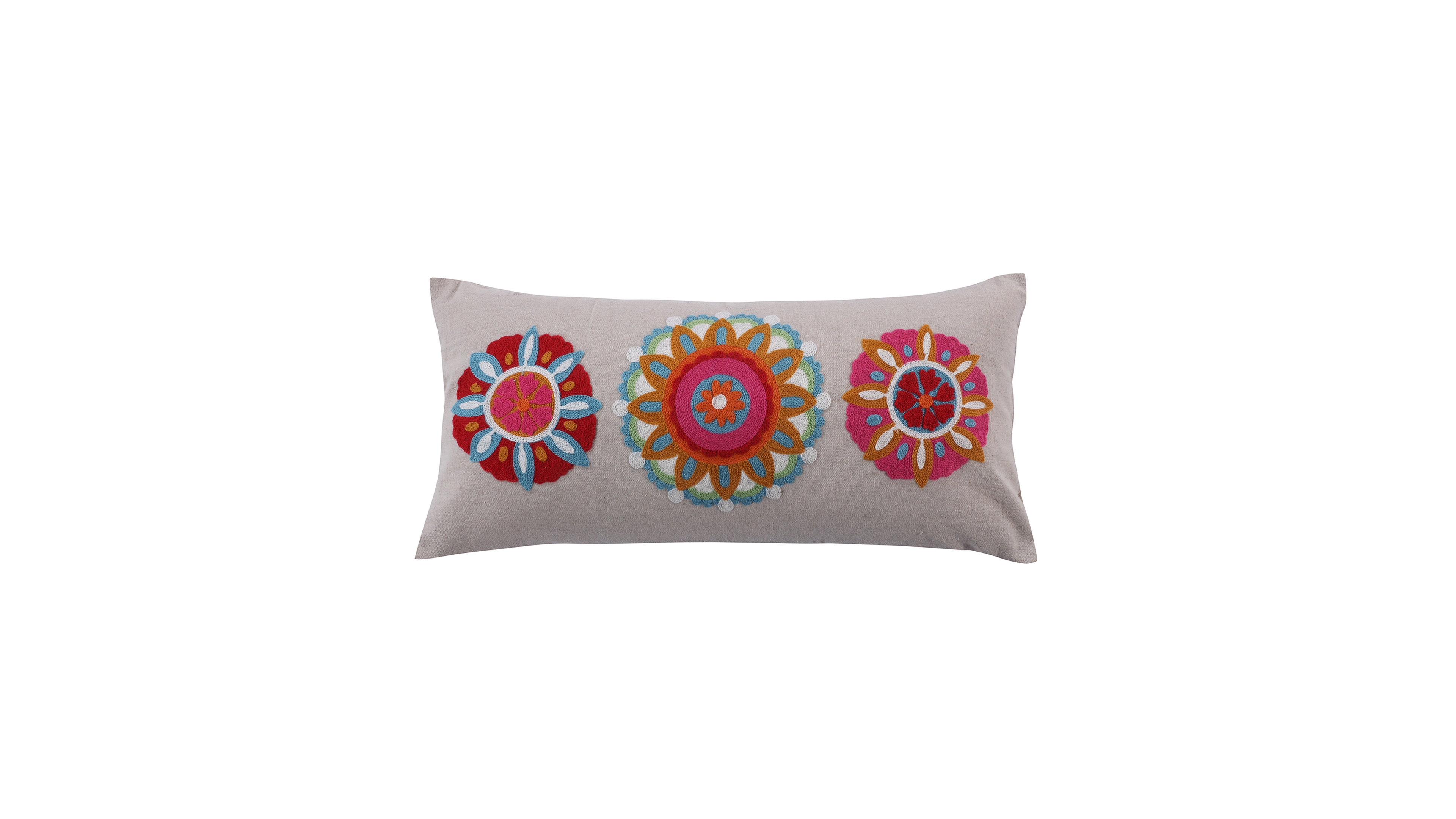 Levtex Rhapsody 3-Medallions Decorative Pillow, 12" x 24"