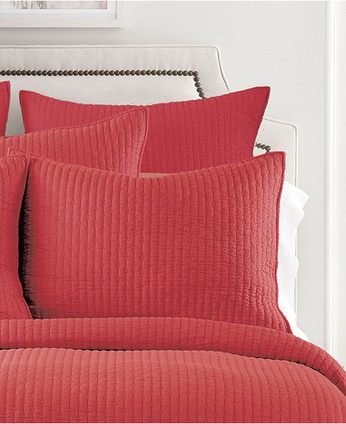 Levtex Home Cross Stitch Chile Red Full/Queen Quilt Set & Reviews