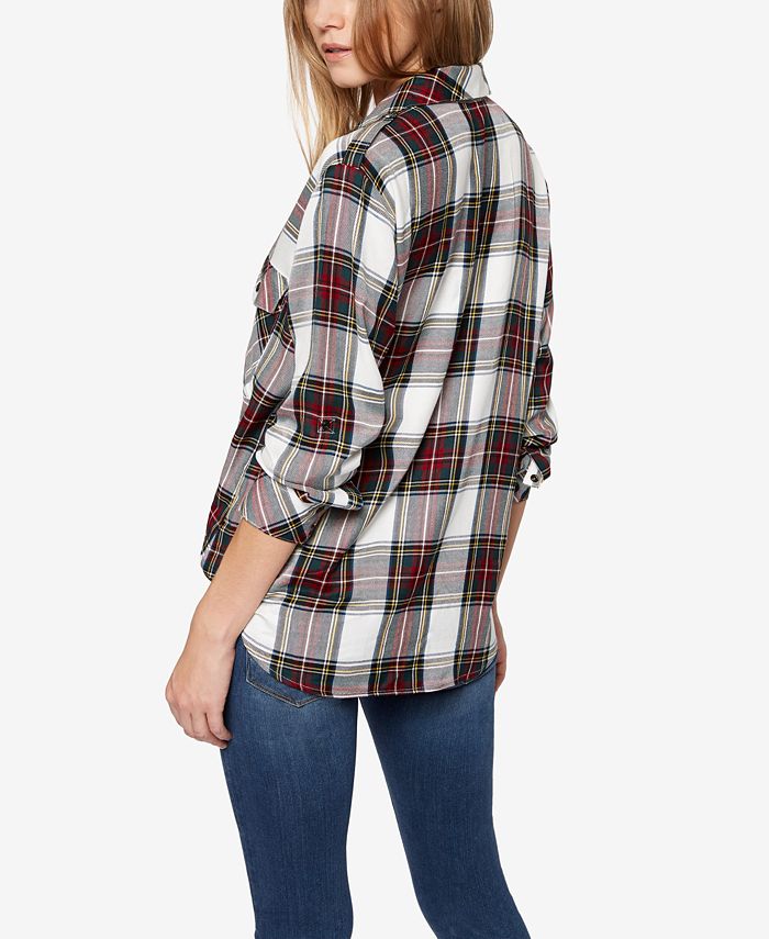 Sanctuary Boyfriend Plaid Shirt Macy's