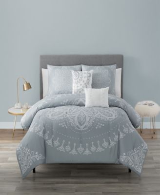 Sanders - Kiara 5 piece comforter set queen