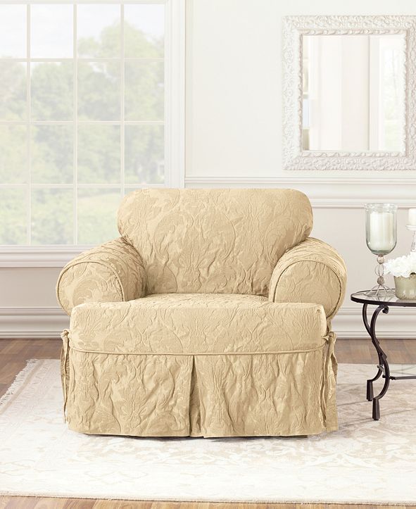 Sure Fit Matelasse Damask Slipcover Collection & Reviews ...