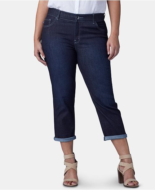 Lee Platinum Plus Size Flex Motion Capri Jeans & Reviews Pants