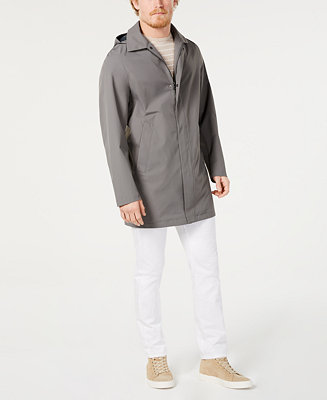 Calvin Klein Men's 3/4-Length Top Coat, Created for Macy's & Reviews - Coats  & Jackets - Men - Macy's