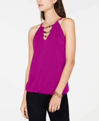 INC International Concepts INC Embellished Halter Top, Created for Macy ...