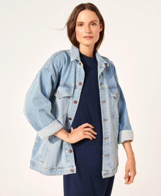 eileen fisher jean jacket